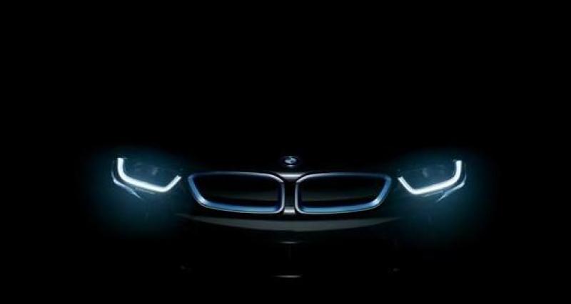  - Francfort 2013 : BMW i8, dernier teaser avant la révélation
