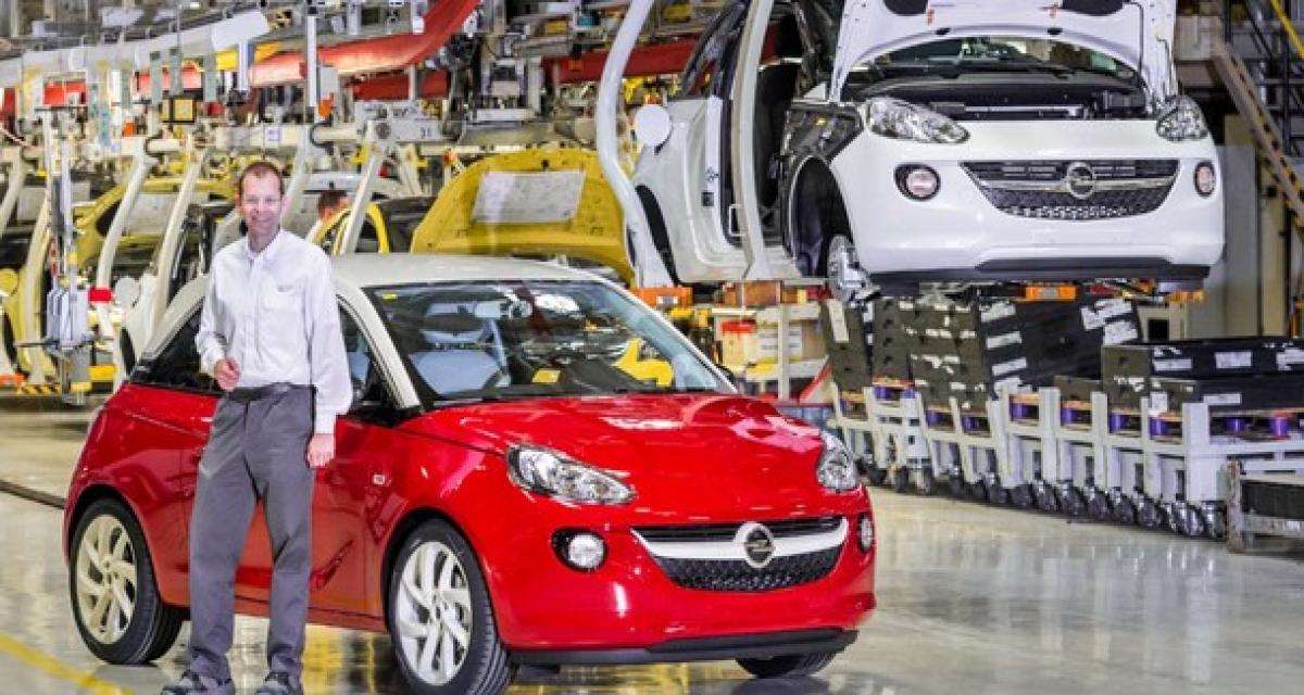 Opel investit pour soutenir la production de l'Adam