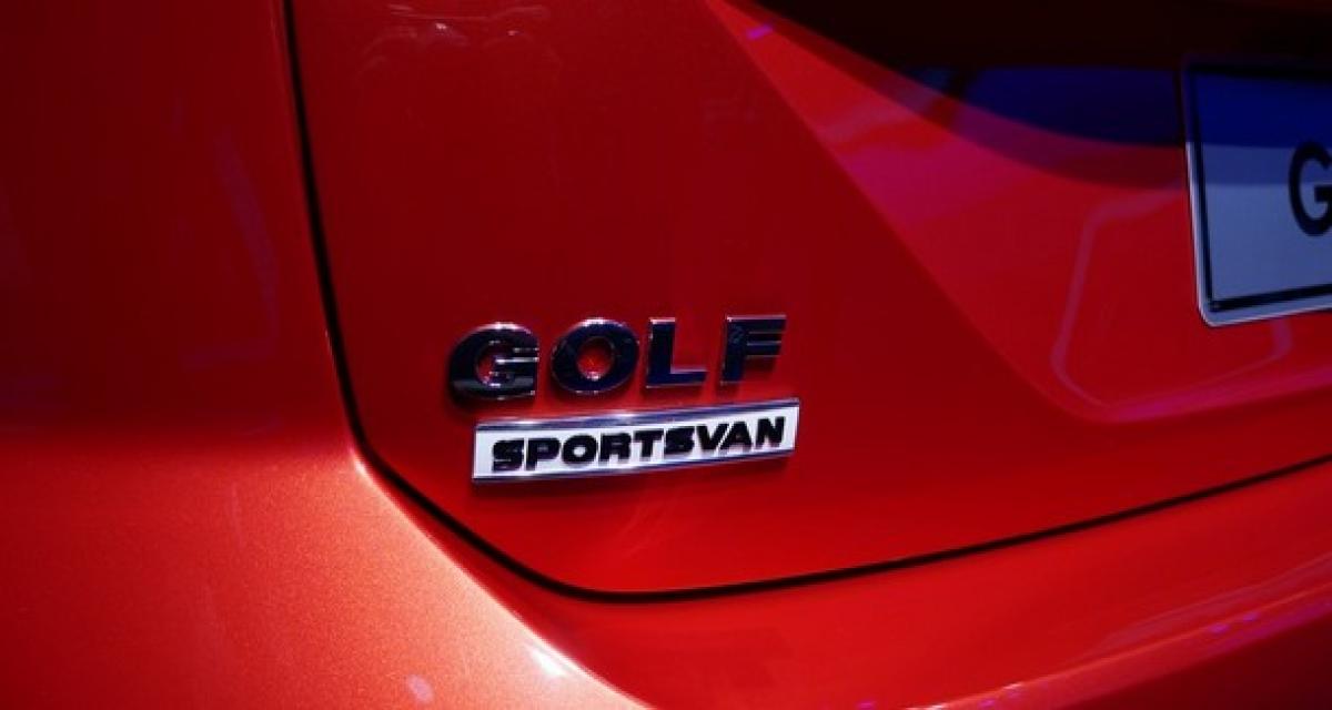 Francfort 2013 live : Volkswagen Golf Sportsvan