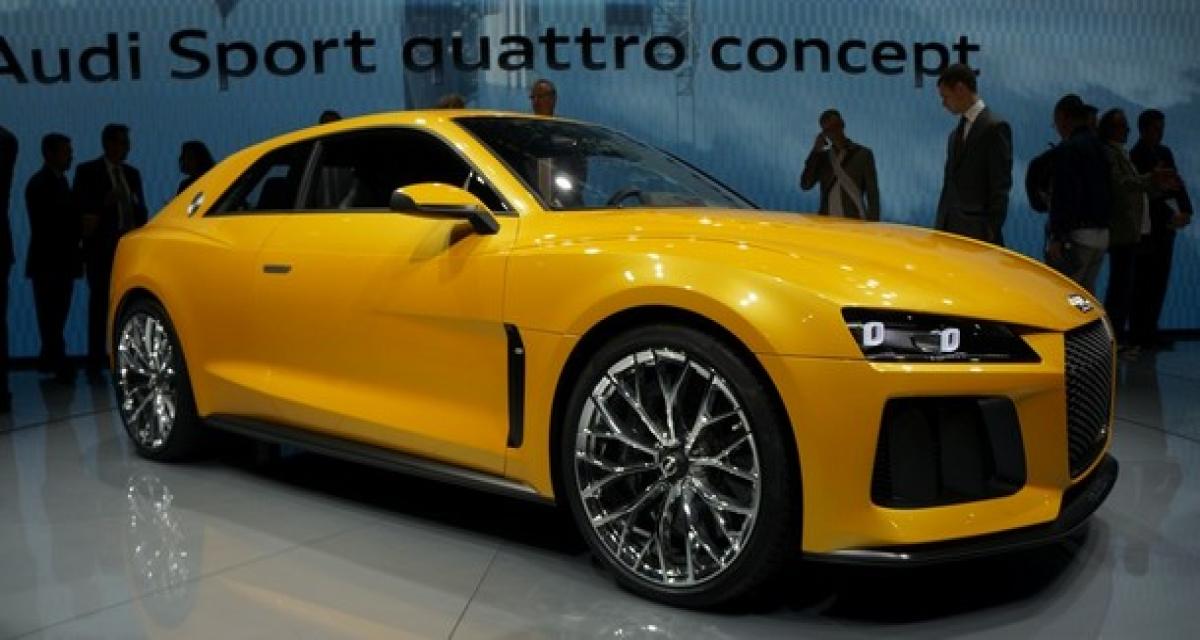 Francfort 2013 live : Audi Sport Quattro Concept