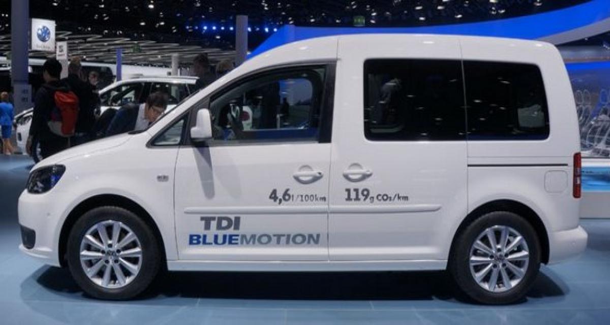 Francfort 2013 live : Volkswagen Caddy Bluemotion
