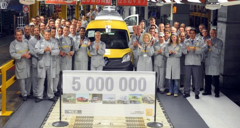  - 1969-2013 : 5 millions d'unités à Renault Maubeuge