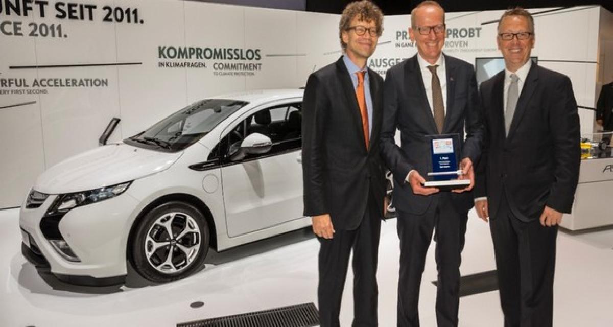 Francfort 2013 : nouveau prix pour l'Opel Ampera