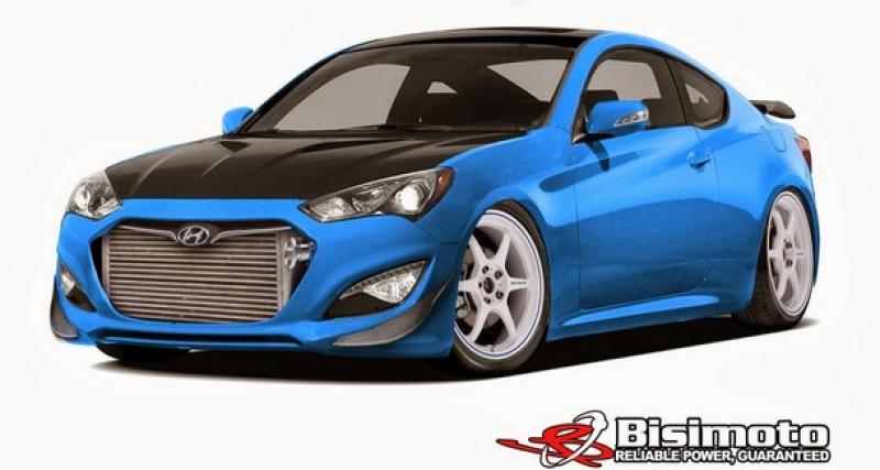  - SEMA 2013 : Hyundai et Bisimoto Engineering avancent une terrible Genesis Coupé 