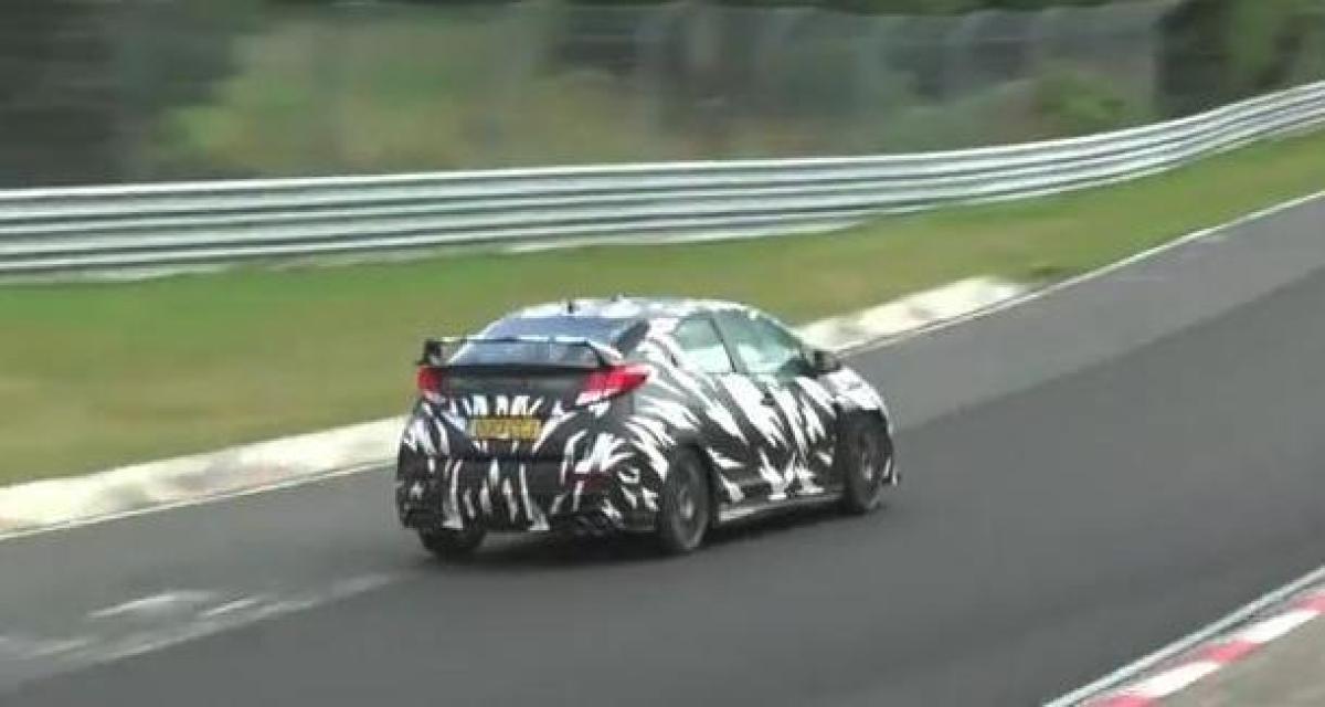 Spyshot : Honda Civic Type R au Nürburgring