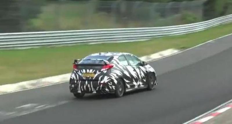  - Spyshot : Honda Civic Type R au Nürburgring