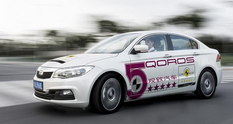  - EuroNCAP 2013 : 5 étoiles pour la Qoros 3 Sedan