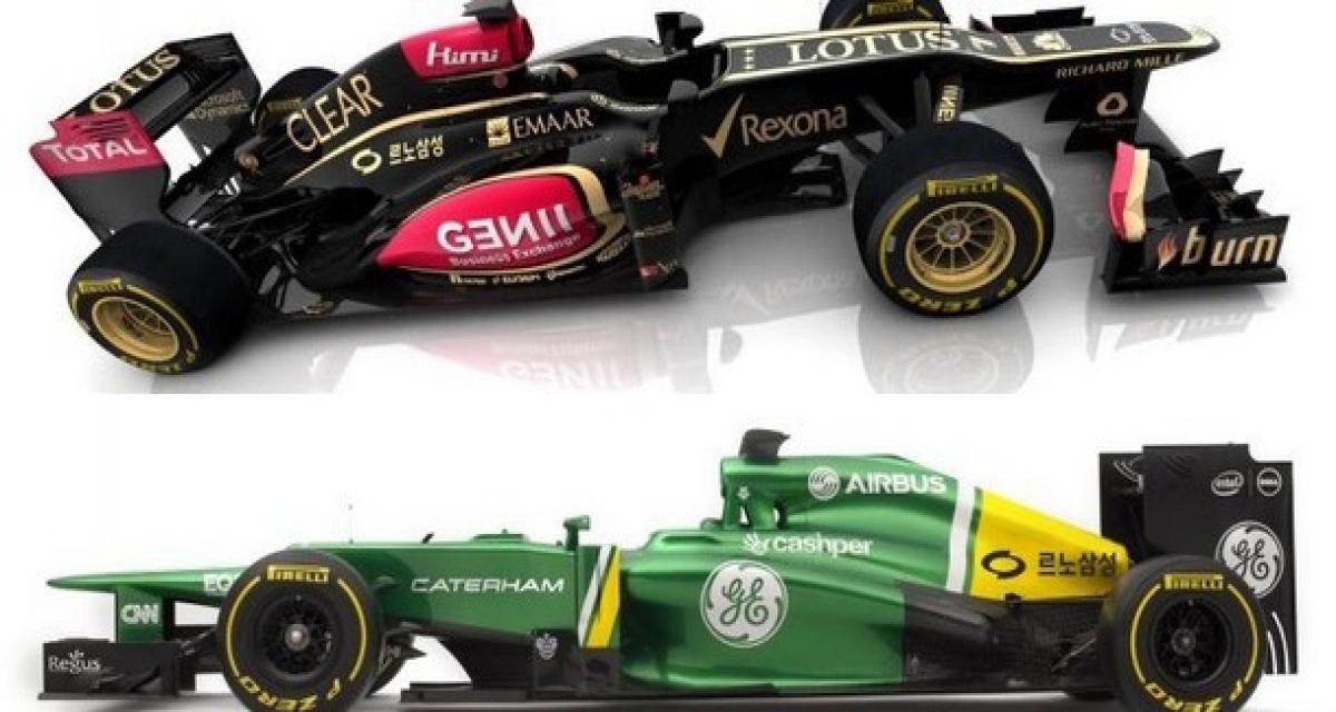 F1 Corée 2013 : Caterham et Lotus aux couleurs de Samsung