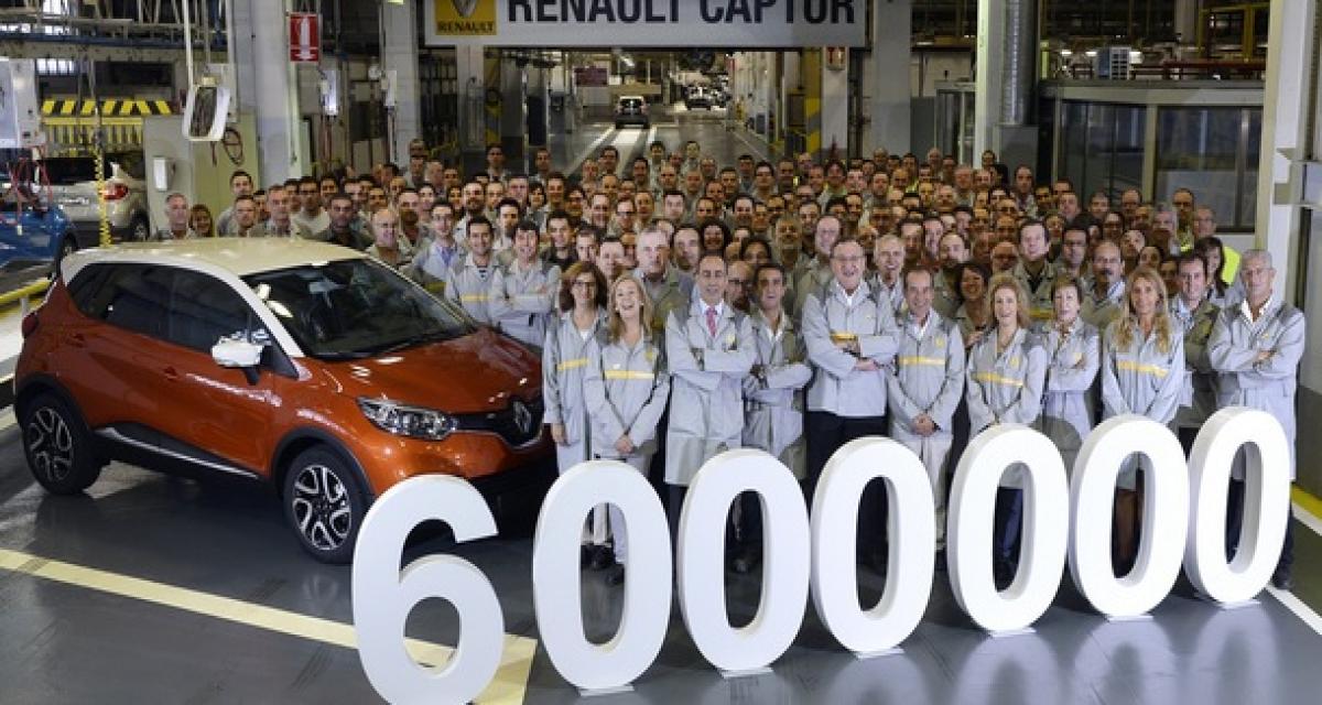 Renault Valladolid : 6 millions