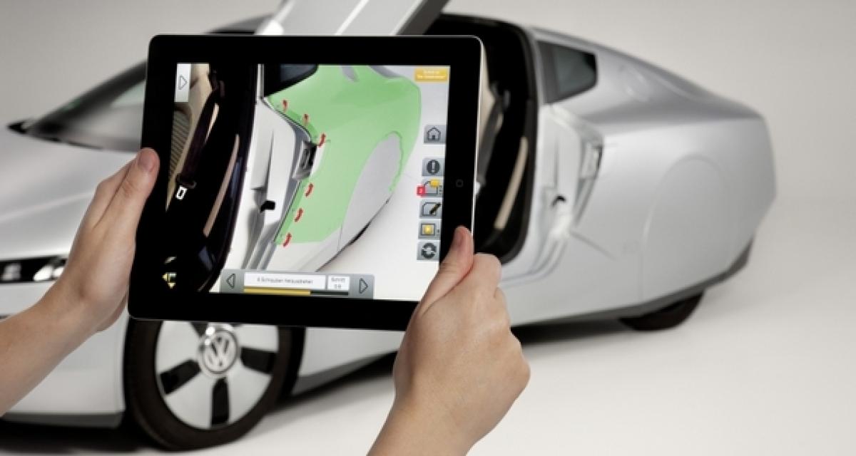 Tablette et réalité augmentée à l'essai chez VW