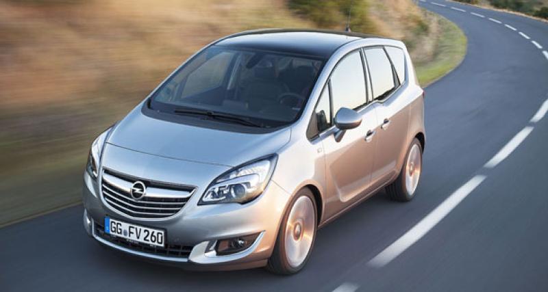  - Opel Meriva, une mise à jour essentiellement mécanique