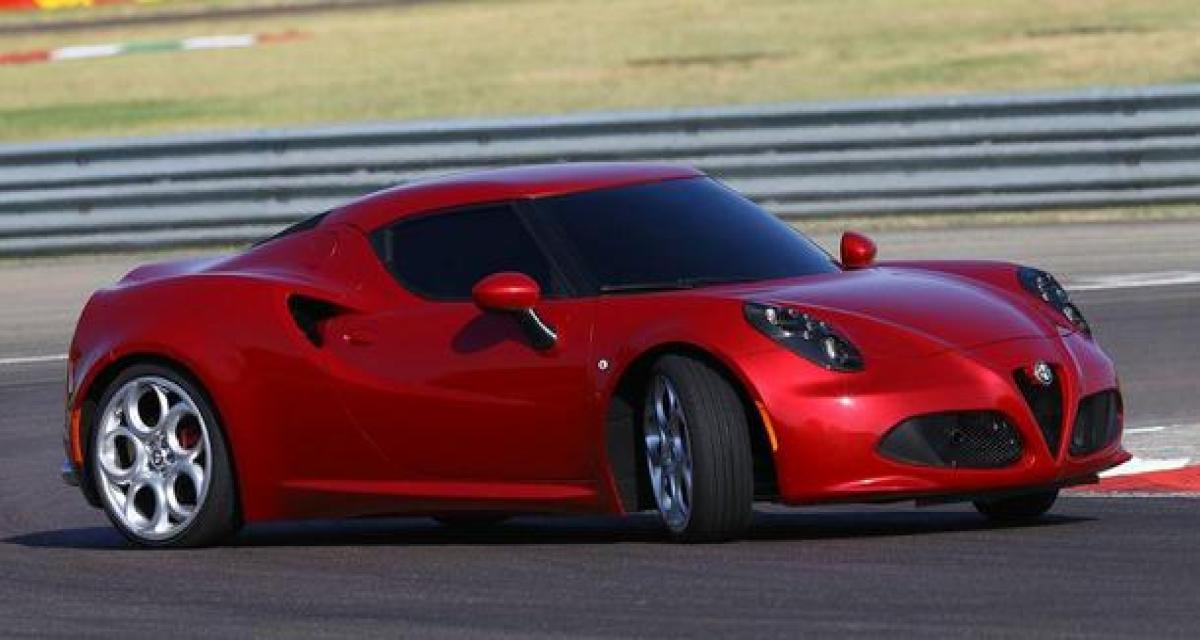 Alfa Romeo 4C : évolutions programmées