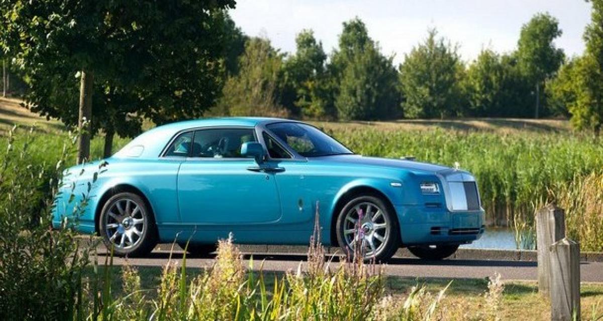 Rolls-Royce Phantom Coupé Ghawwass : perle bleue