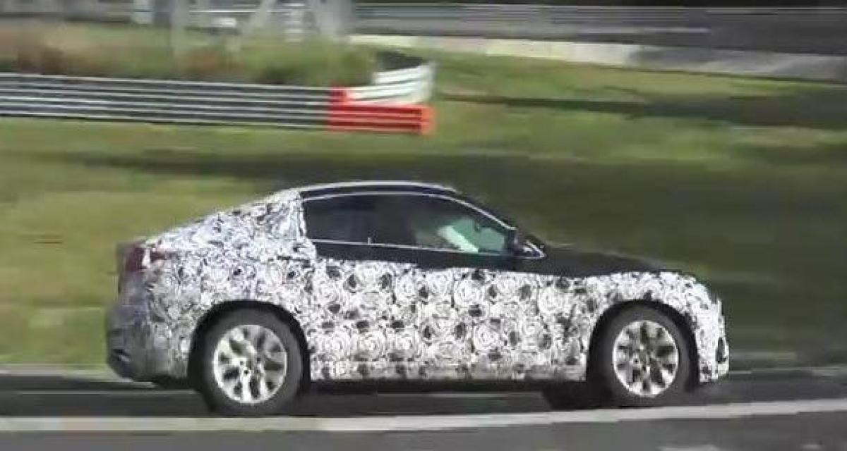 Spyshot : le prochain BMW X6 au Nürburgring