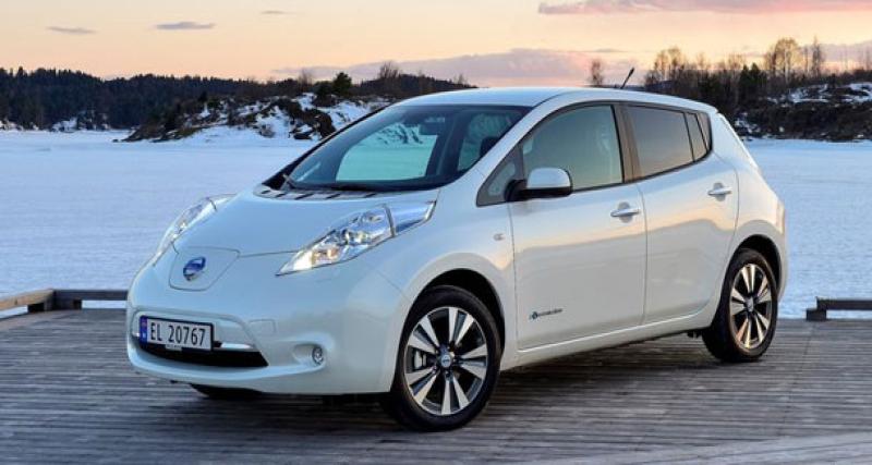  - Deuxième mois électrique en Norvège, la Nissan Leaf en pole