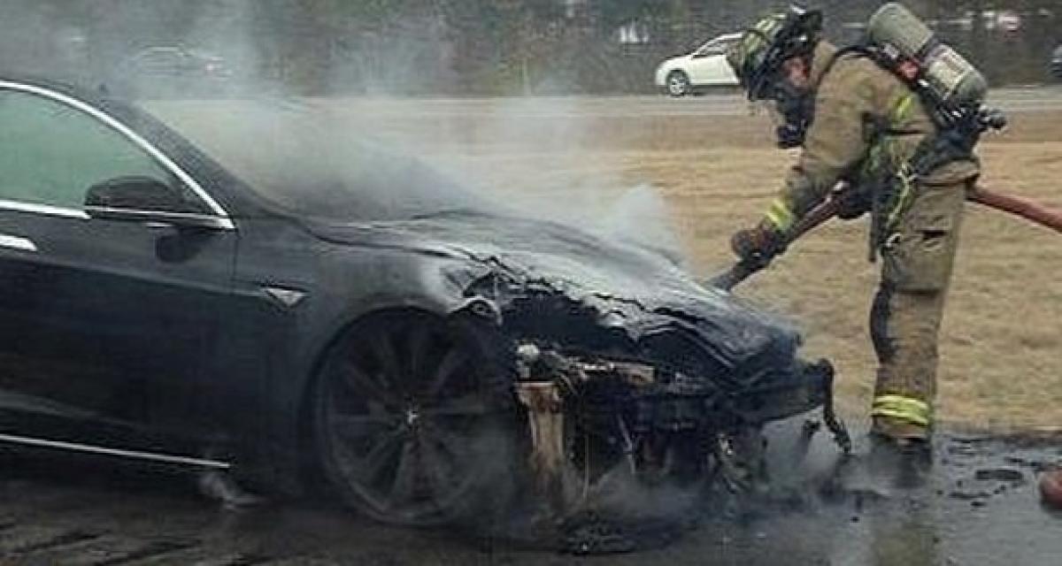 Tesla Model S : nouveau cas d'incendie