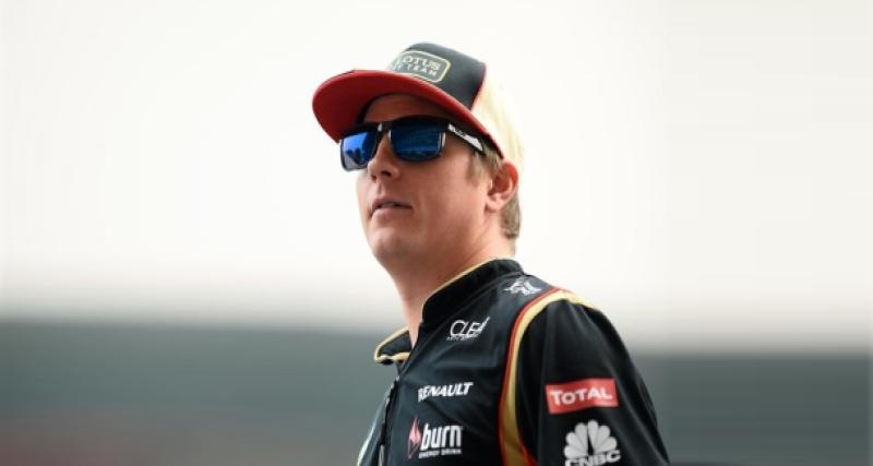  - F1 : Kimi Räikkönen ne finira pas la saison !
