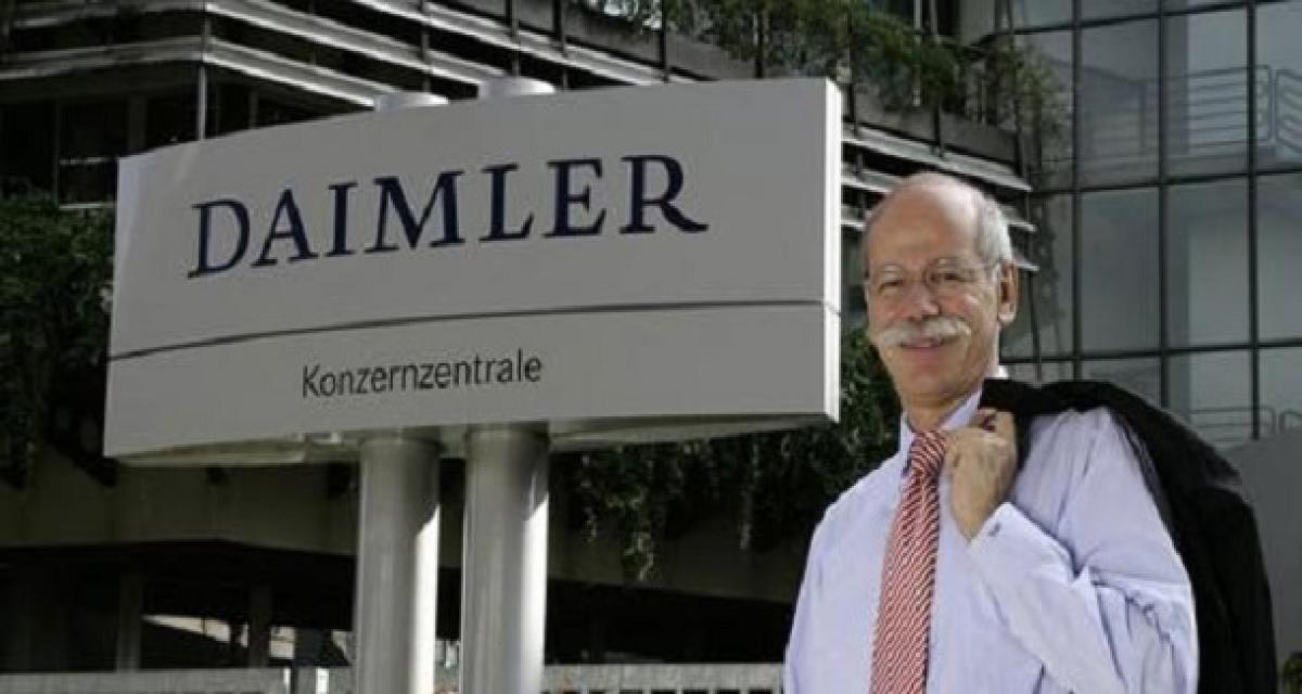 Daimler : trafic d'influence pour Eckart von Klaeden et Dieter Zetsche ?