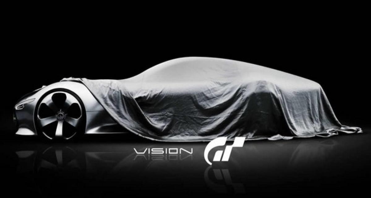 Teaser pour la Mercedes Vision Gran Turismo Concept