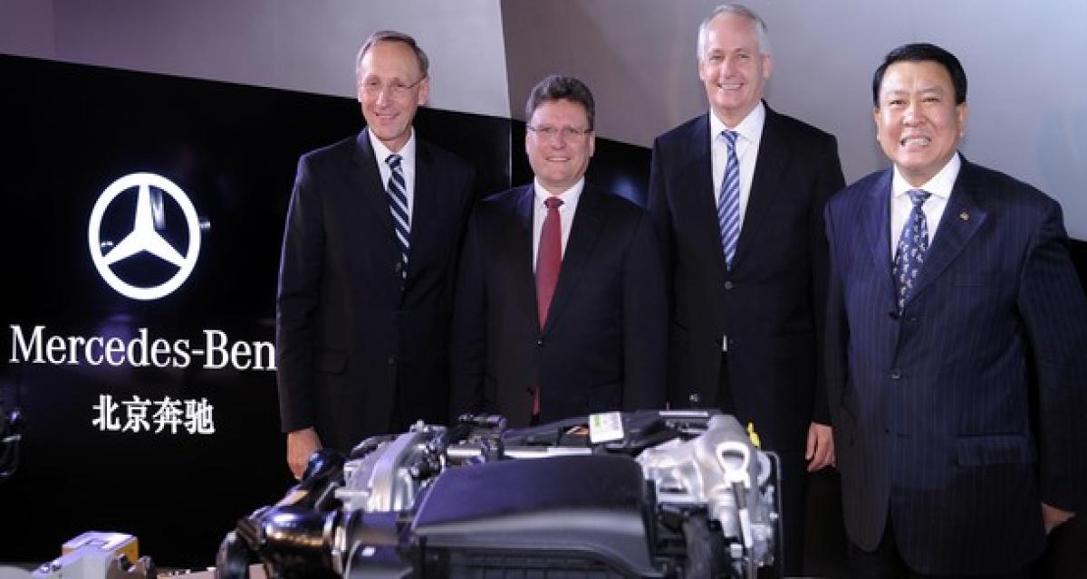 Chine : Mercedes ouvre une usine de moteurs
