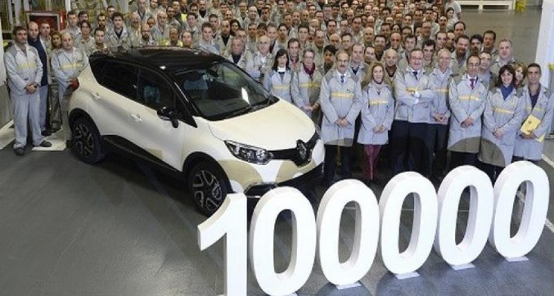  - Renault Captur : 100 000 exemplaires au compteur