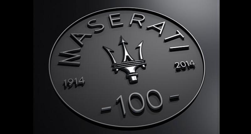  - Maserati ouvre les festivités de son centenaire