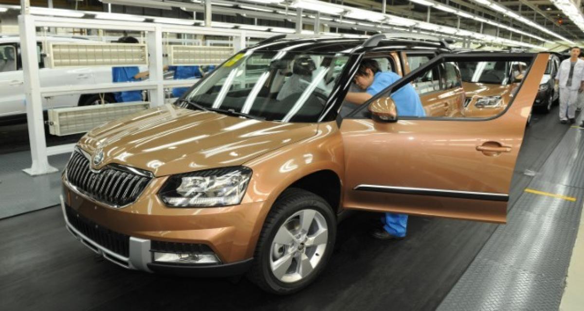 La production chinoise du Škoda Yeti a débuté