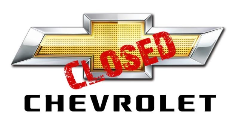 - GM a tranché : Chevrolet quittera l'Europe à la fin 2015