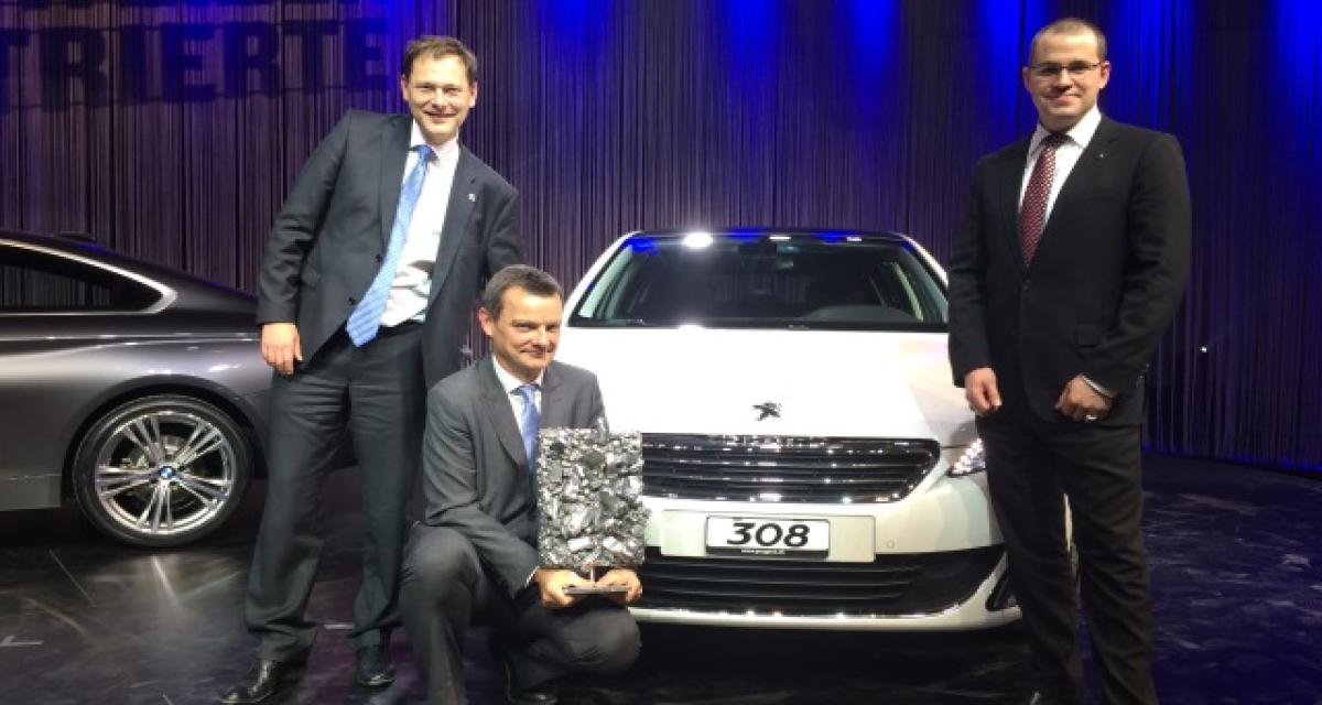 La Peugeot 308 élue voiture de l'année...en Suisse