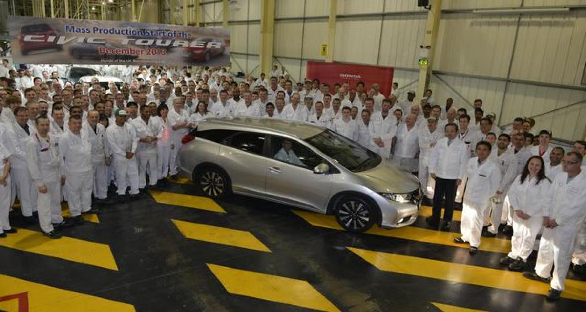 Honda Civic Tourer : production lancée