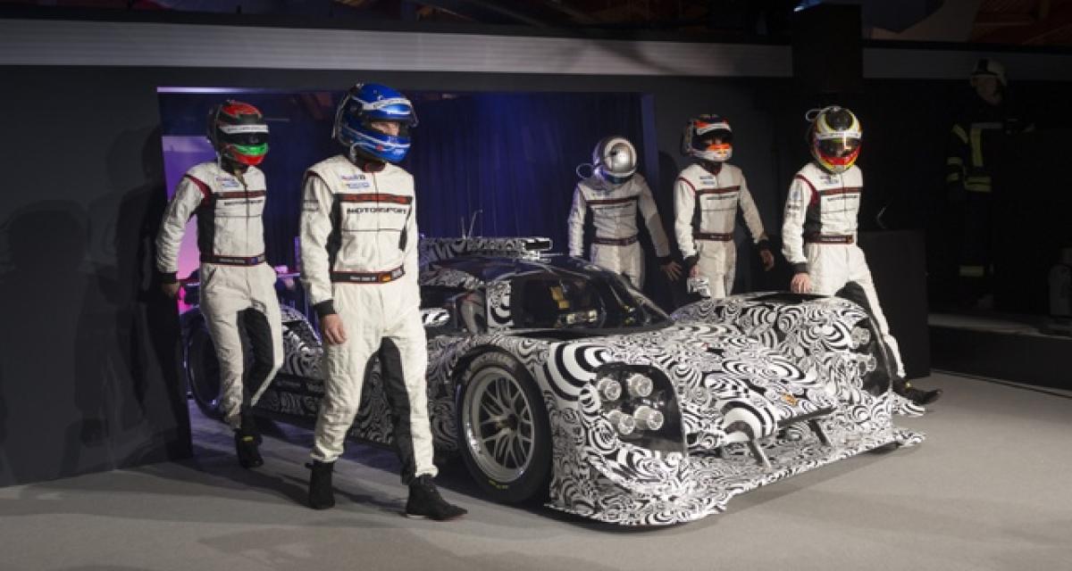 WEC 2014 : Porsche nomme son prototype et complète son effectif