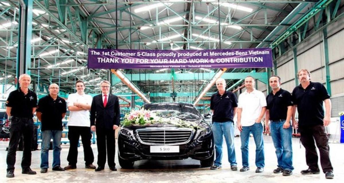 La première Mercedes Classe S assemblée au Vietnam