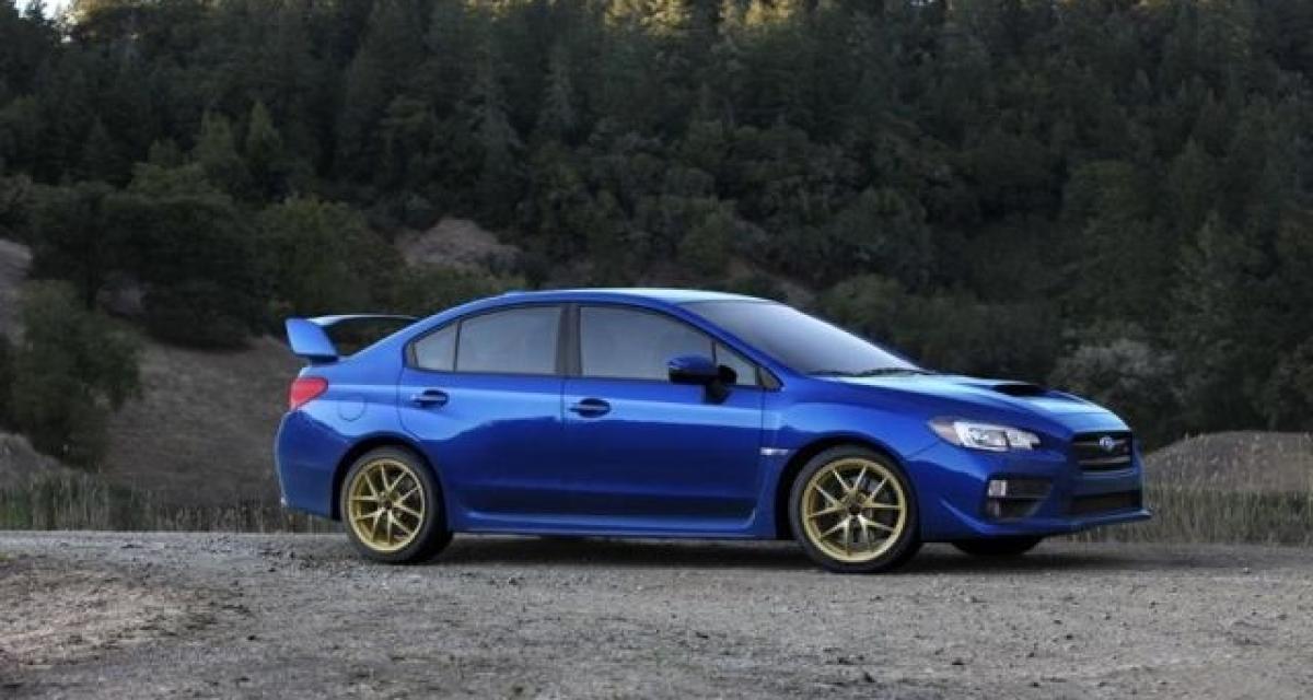 Detroit 2014 : la Subaru WRX STI avec un peu d'avance