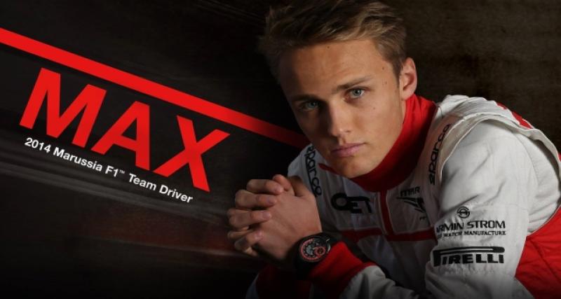  - F1 2014 : Marussia officialise Max Chilton