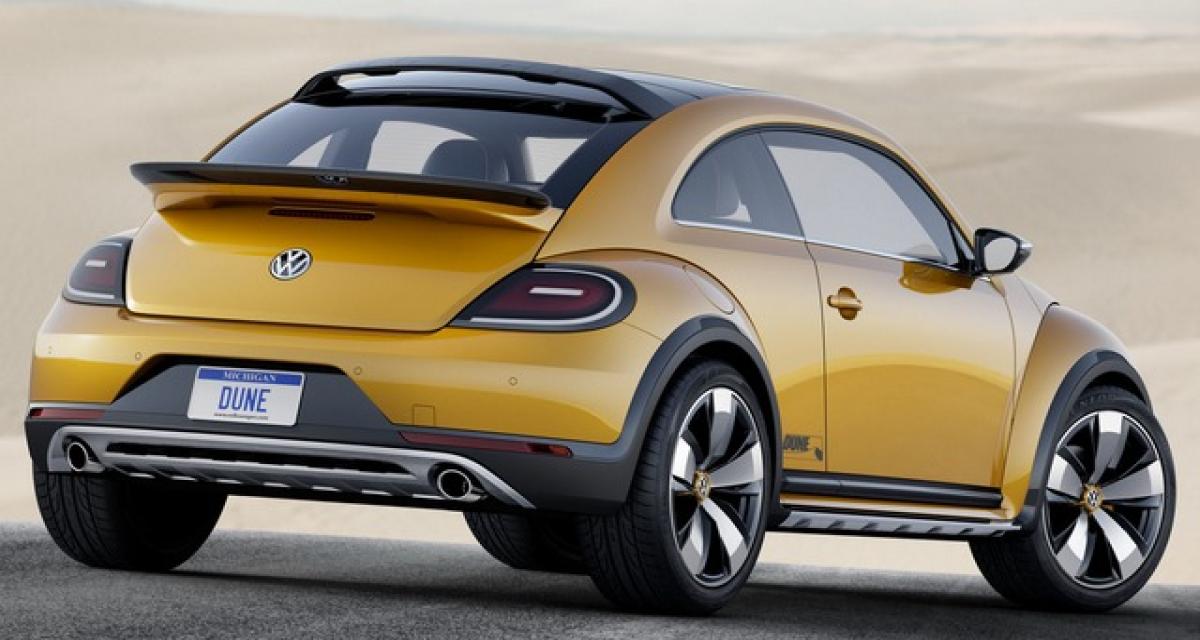 Detroit 2014 : la Volkswagen Beetle Dune Concept en avance