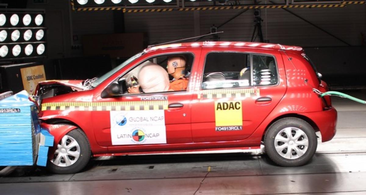 Latin NCAP : la Clio Mio repasse sur le gril