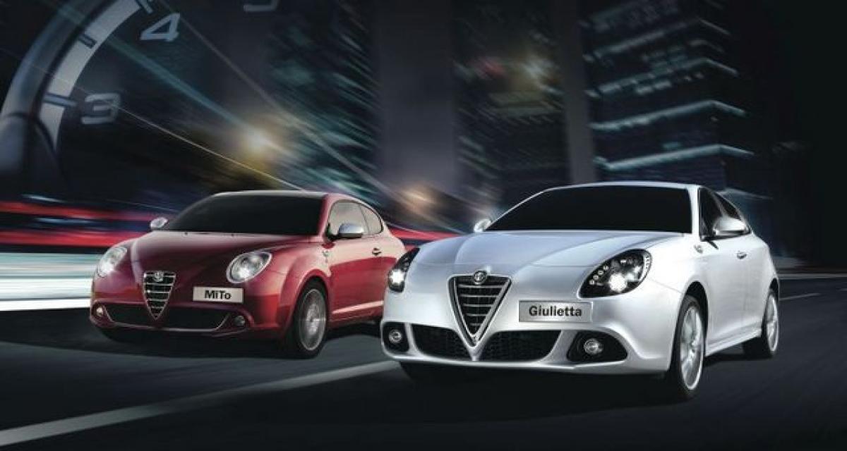 Alfa Romeo MiTo et Giulietta en série Trofeo