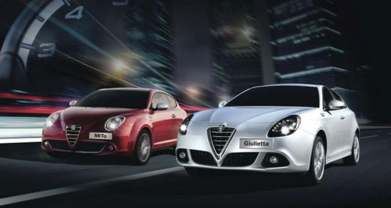  - Alfa Romeo MiTo et Giulietta en série Trofeo