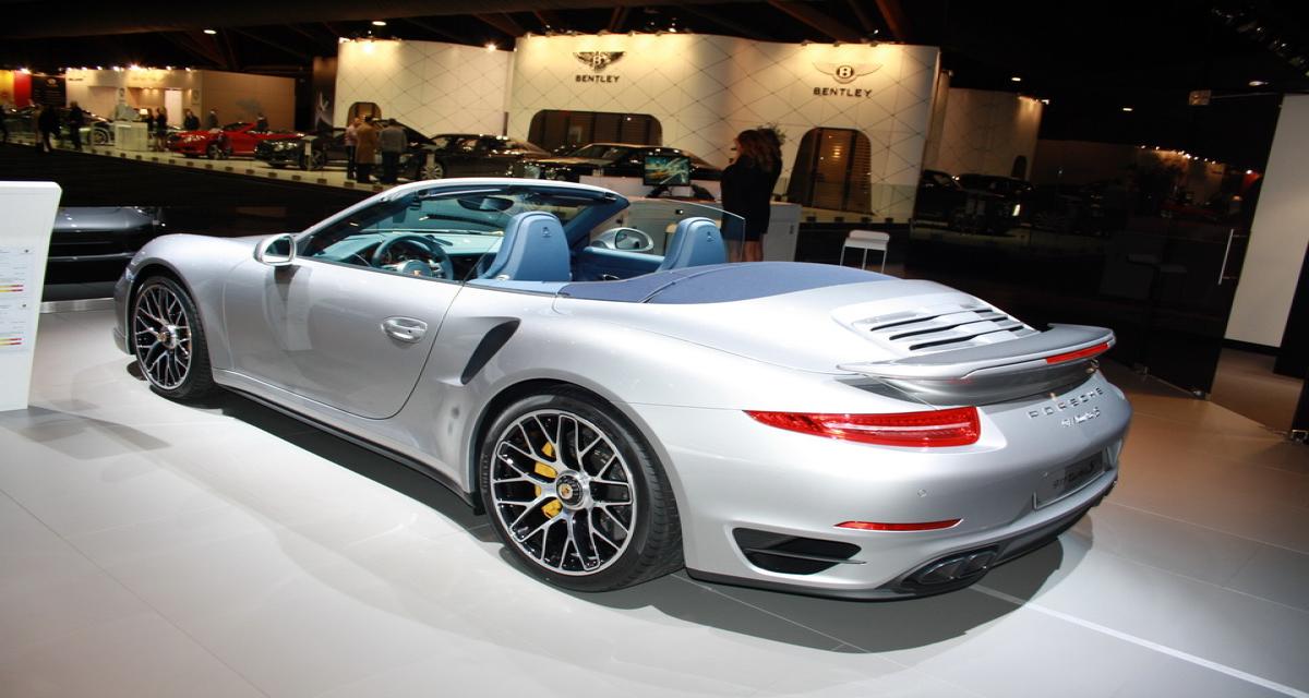 Salon de Bruxelles 2014 Live : Porsche 911 Turbo S Cabrio