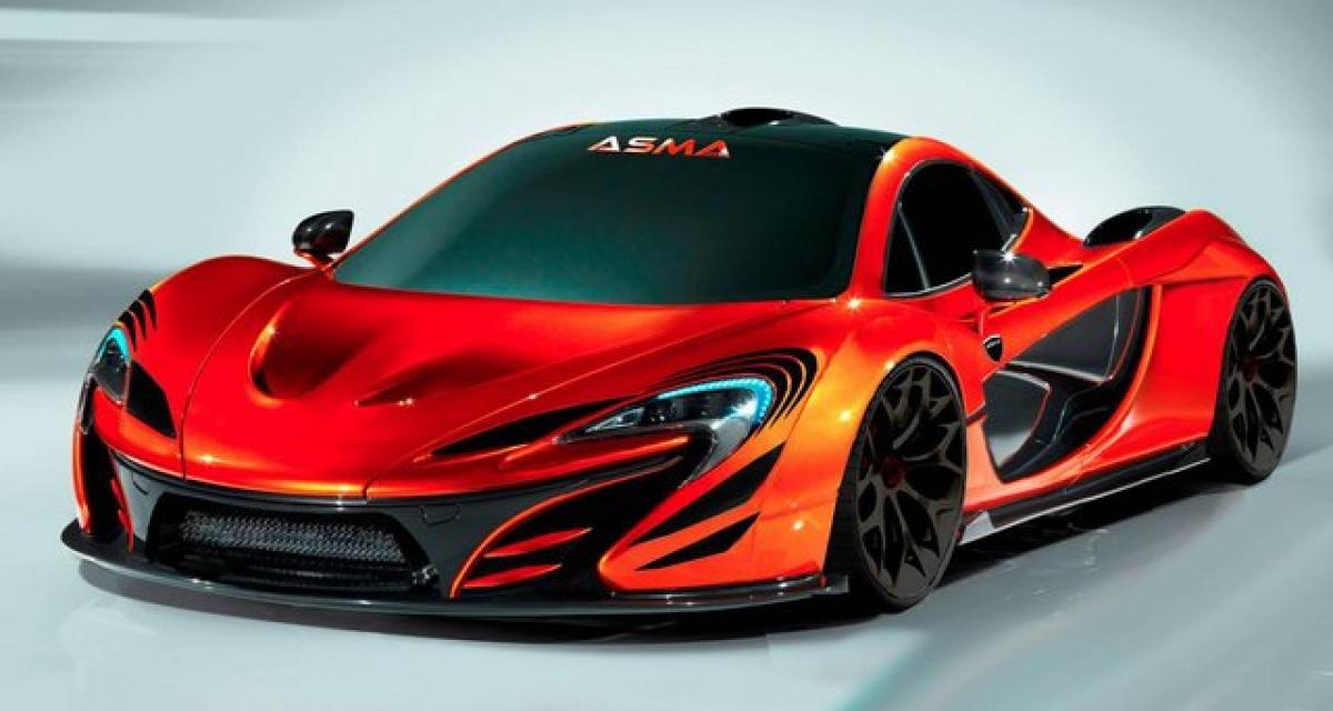 ASMA Design se place aussi sur la McLaren P1