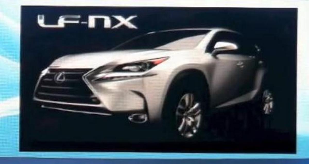 Lexus LF-NX : découvert à nu dans sa version de série ?