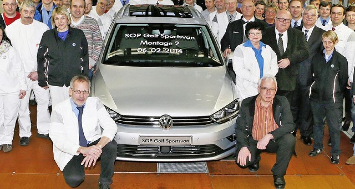 VW Golf Sportsvan : la production lancée