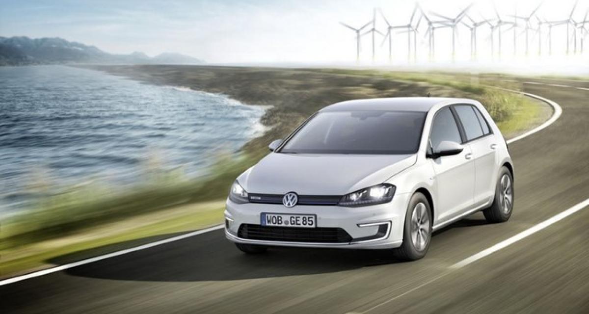 Volkswagen e-Golf : lancement