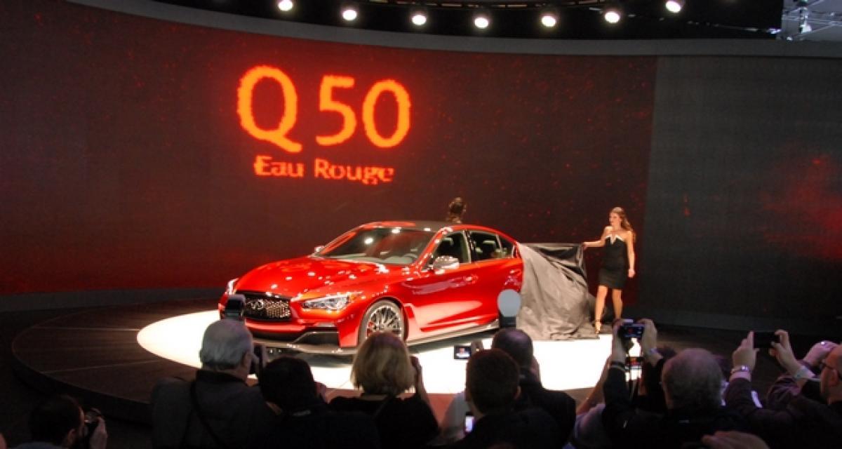 Genève 2014 : le concept Infiniti Q50 Eau Rouge rugit