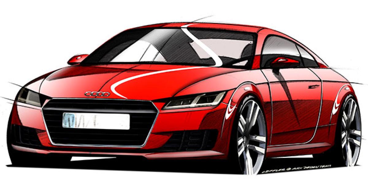 Genève 2014 : l'Audi TT se dessine