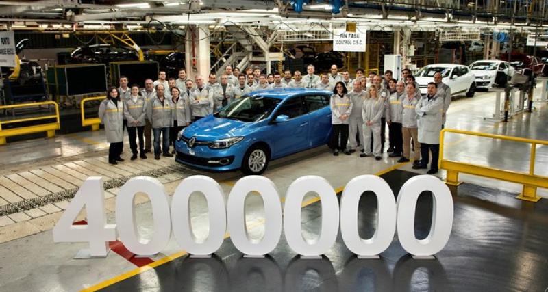  - Renault Megane : 4 millions produites en Espagne