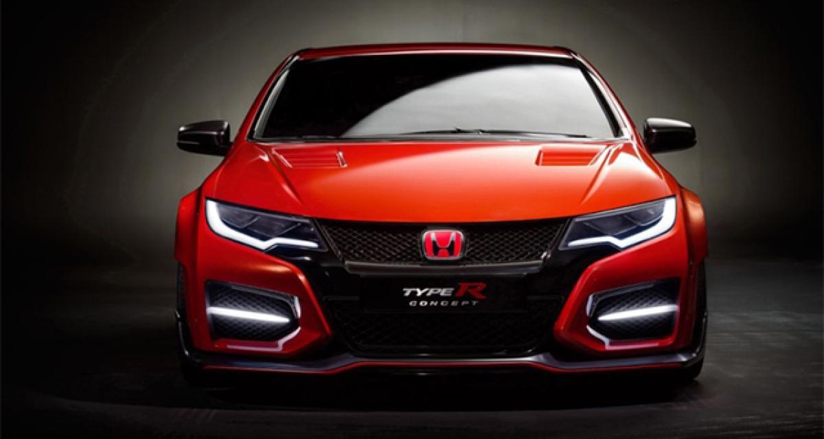 Genève 2014 : la Honda Civic Type R Concept à toute allure