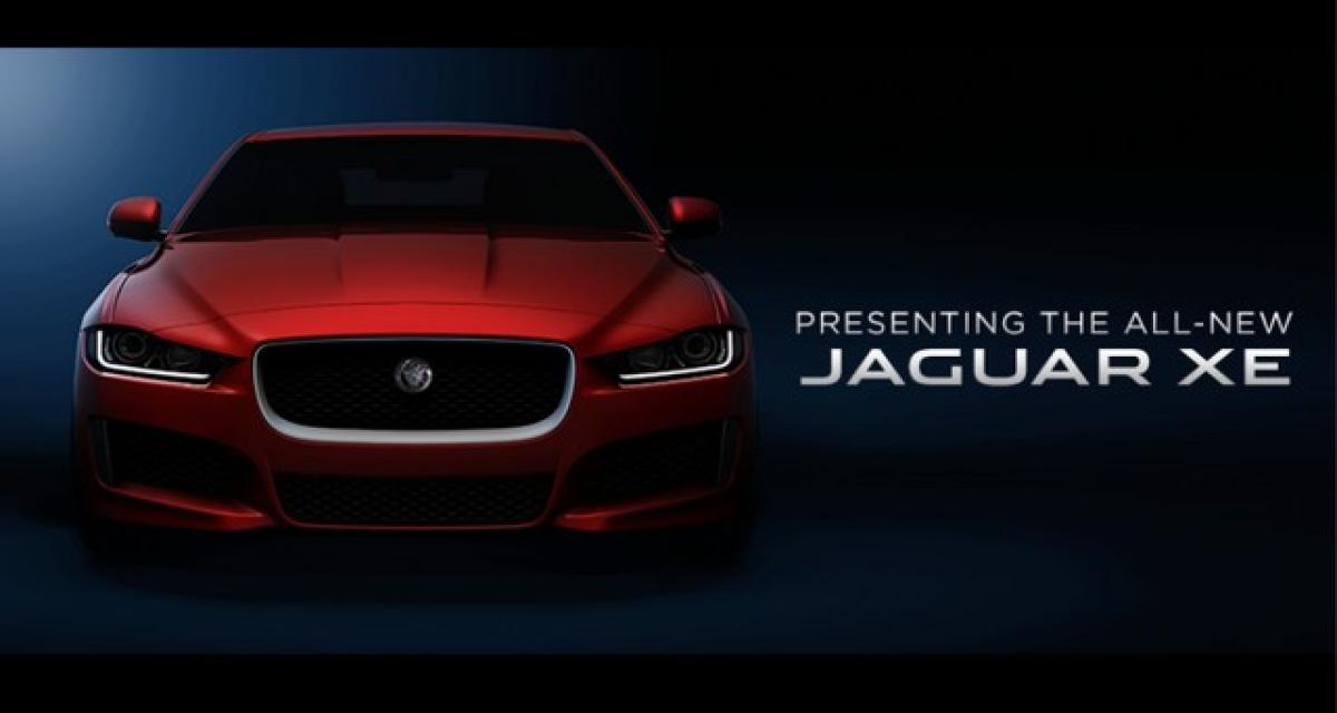 Jaguar XE, la première image