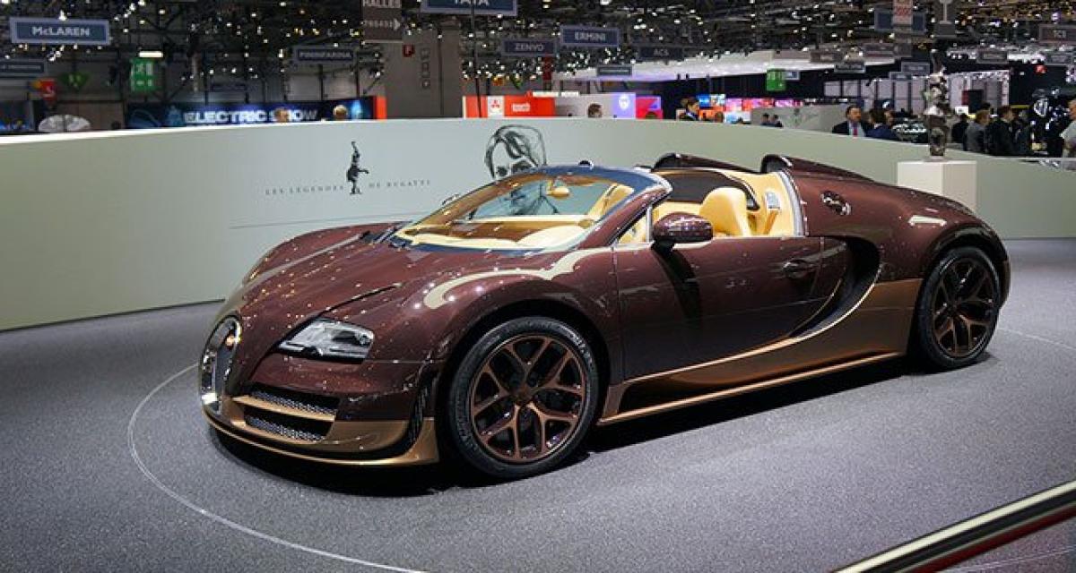Genève 2014 live : Bugatti Veyron Grand Sport Vitesse Rembrandt Bugatti