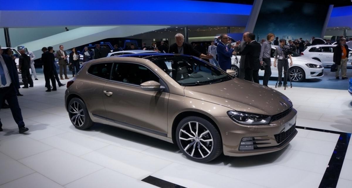 Genève 2014 live : Volkswagen Scirocco